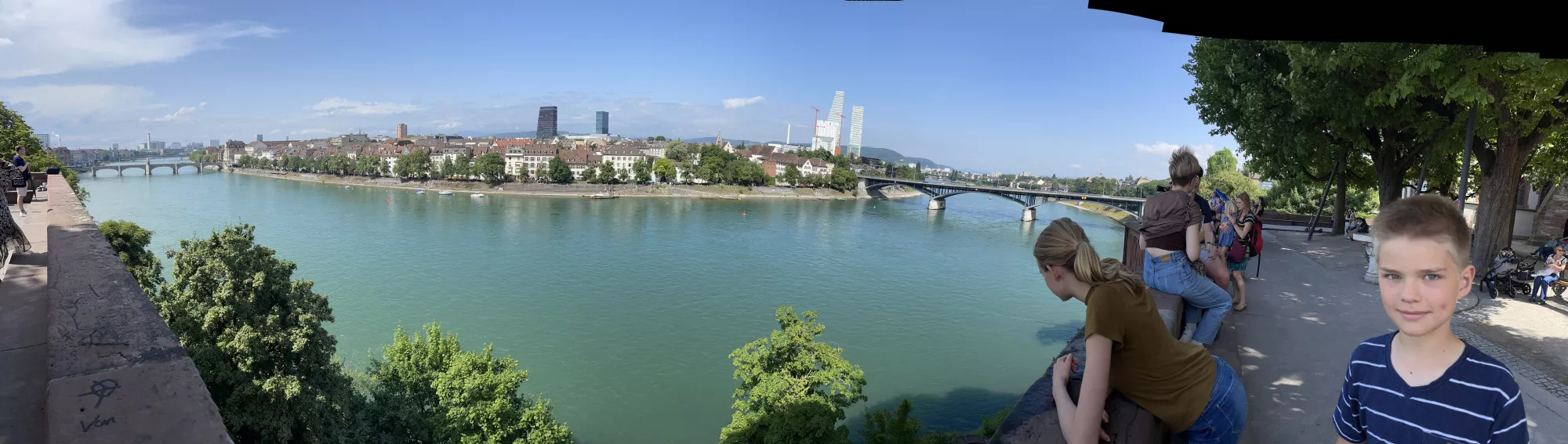 Overlooking the Rhine.